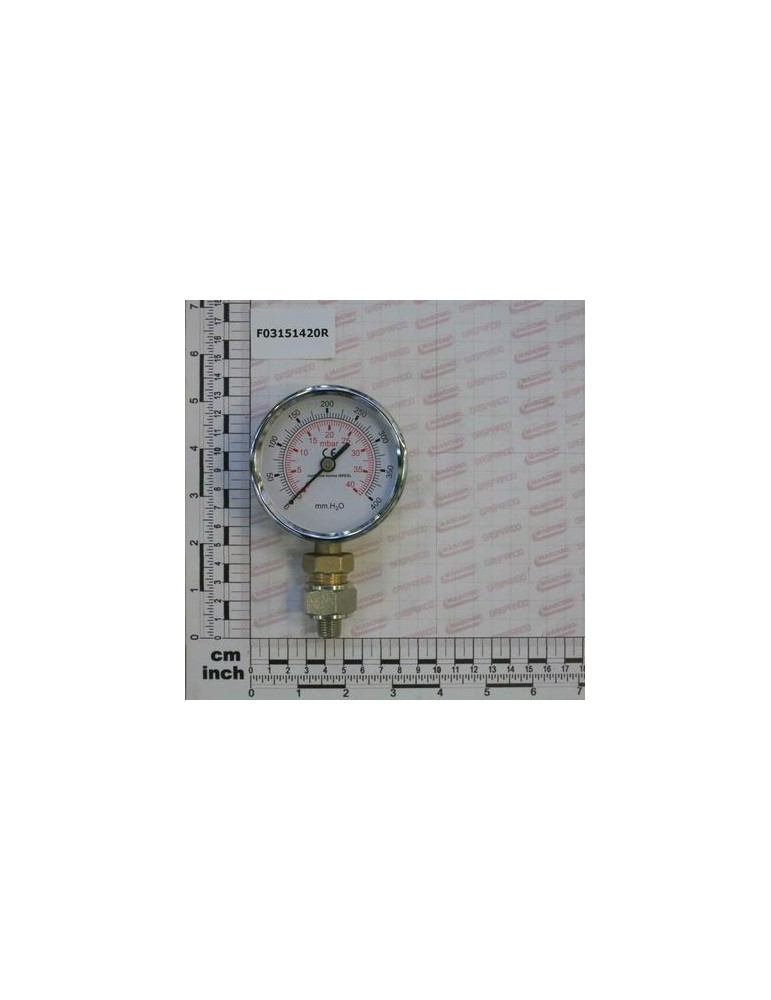 PRESSURE GAUGE 0-40 MBAR