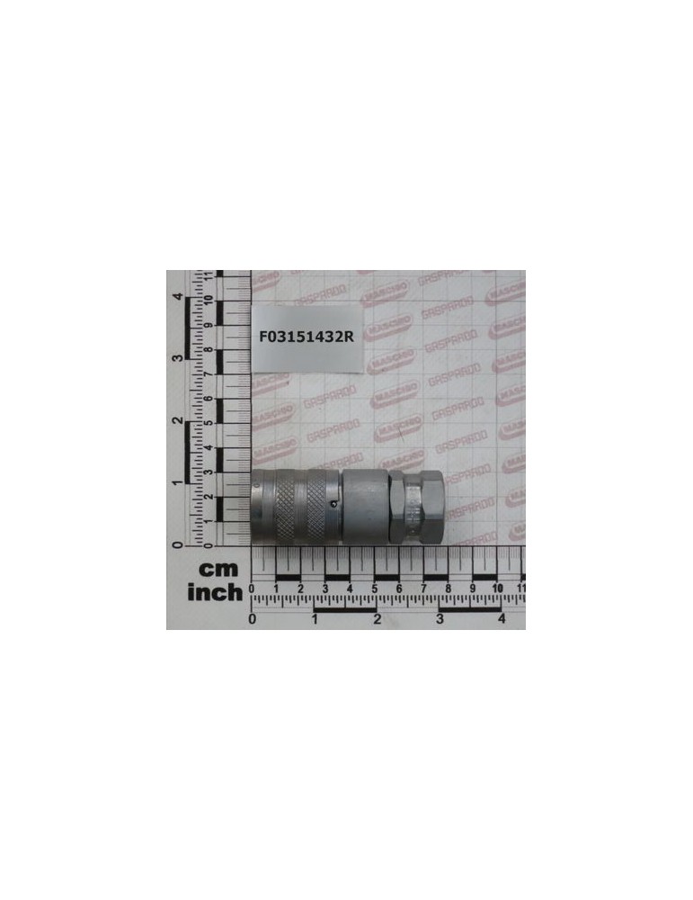 FLAT COUPLING 3/8\" FEMALE