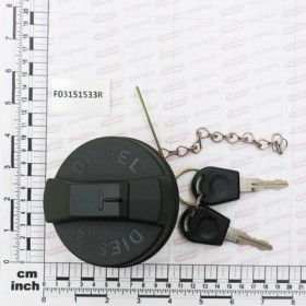 DIESEL FUEL TANK CAP 150L