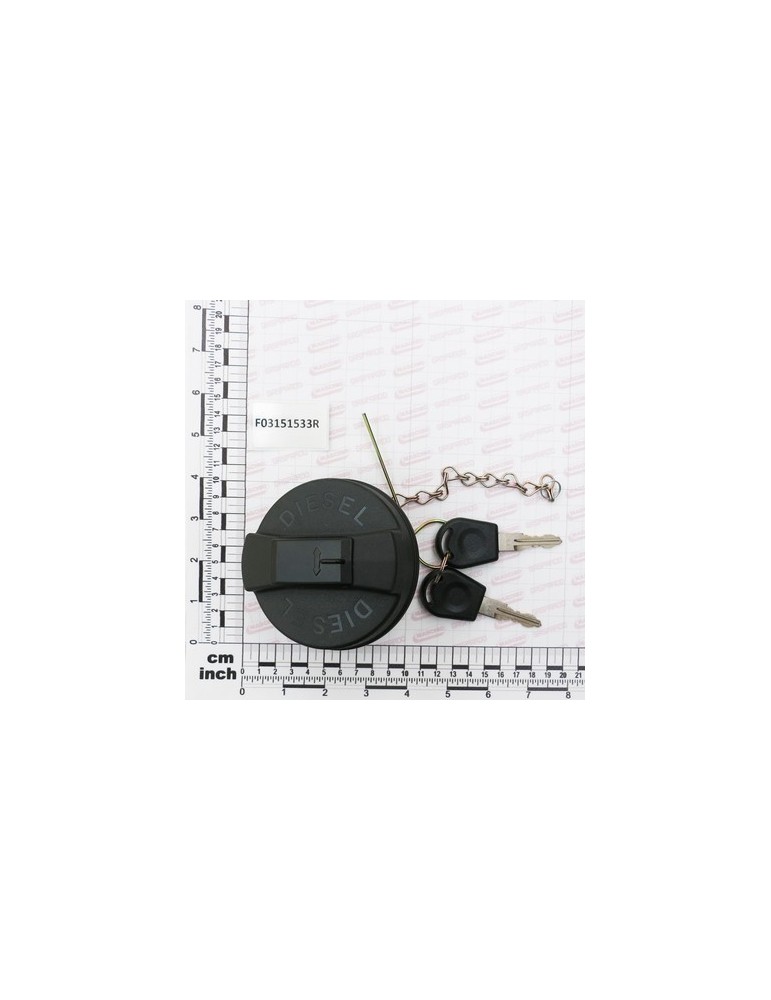 DIESEL FUEL TANK CAP 150L