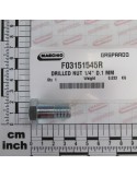 DRILLED NUT 1/4\" D.1 MM