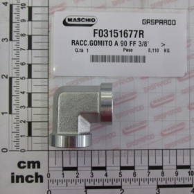 ELBOW CONN. 90Â° FF 3/8