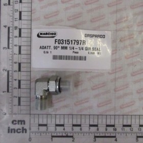 ADAP. 90Â° MM 1/4-1/4 GIR.SEAL