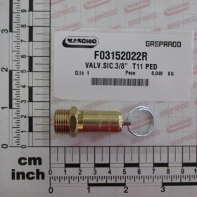 VALVE SIC.3/8\"  T11 PED