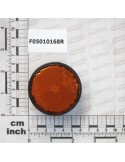 ROUND REFLECTOR D.60 ORANGE