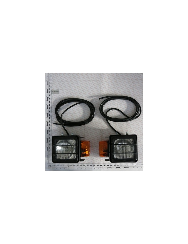 HEADLIGHTS WITH CABLES