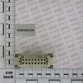 SOCKET 16 POLES FEMALE