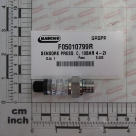PRESS.SENSOR 0, 10BAR 4-20M
