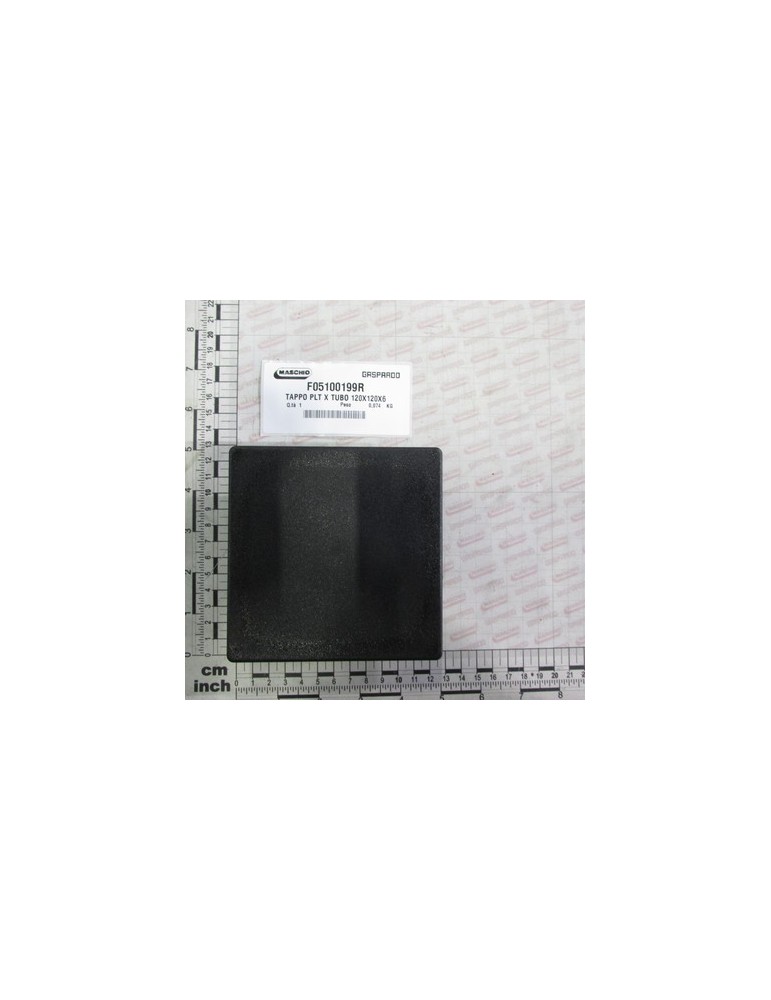 PLASTIC CAP X PIPE 120X120X6