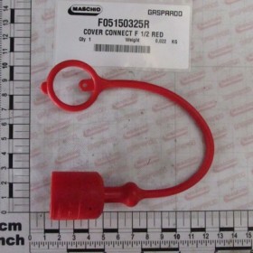 COVER CONNECT F 1/2 RED