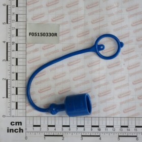 PROTECT. COVER CAP F 1/2 BLUE