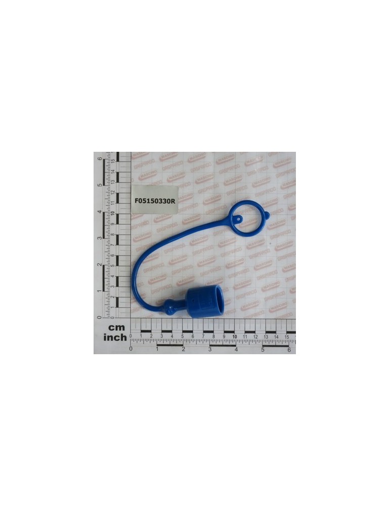 PROTECT. COVER CAP F 1/2 BLUE