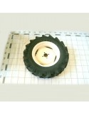 UPLEFT- WIDE RUBBERED WHEEL