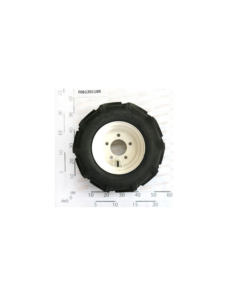 COMPL. WHEEL 20X8.00-10 LH.