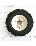 COMPL. WHEEL 20X8.00-10 LH.