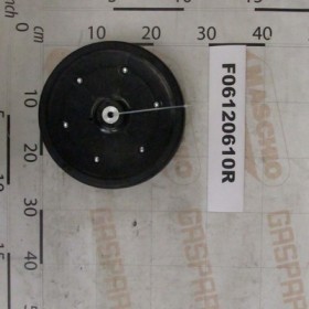 RUBBER WHEEL 250X55L 2 BEARI.