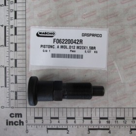 PISTON AT SPRING D12 M20X1,5BR