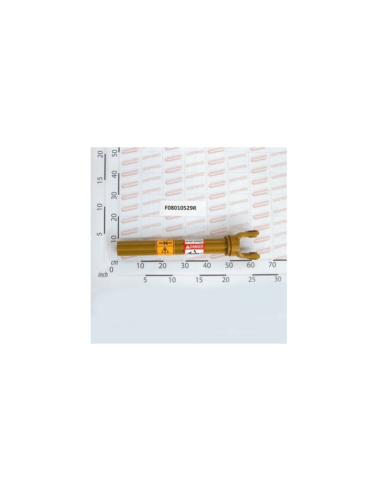 FORK WITH EXTERNAL PIPE