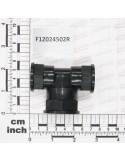 TEE FITTING F G1/2 G3/4