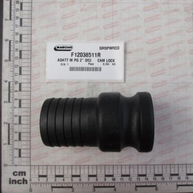 ADAPTER M PG 2\" D53 CAM LOCK