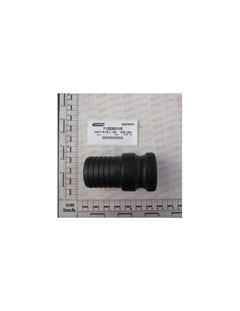 ADAPTER M PG 2\" D53 CAM LOCK