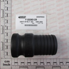 ADAPTER M PG 2\" D55 CAM LOCK