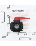 VALV.3WAY LAT.THREADED ROD G2