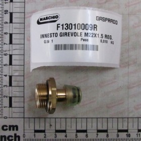 REVOLVING COUPLING M22X1.5 REG