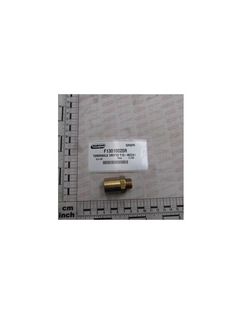 STRAIGHT TERMINAL T16-M22X1,5