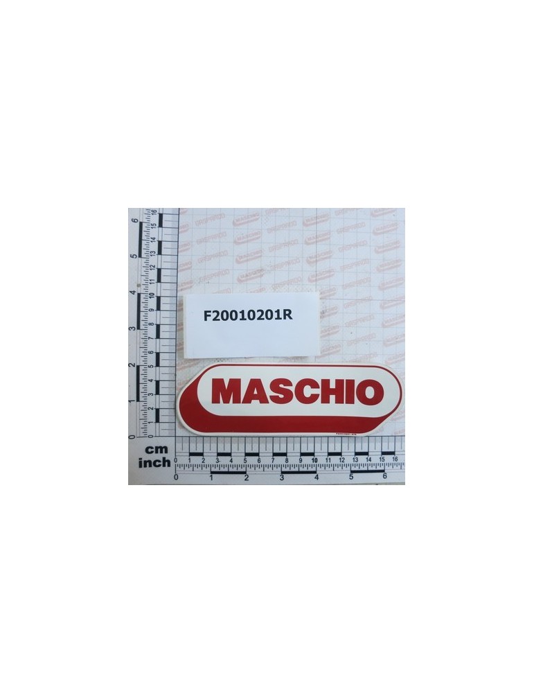 LABEL MASCHIO  160X 53
