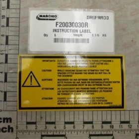 INSTRUCTION LABEL
