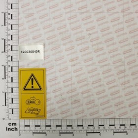 LABEL TURN OFF THE TRACTOR