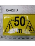 SELFSTICKLABEL DISTANCE \"50 M\"