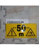 LABEL DISTANCE \"50 M\"