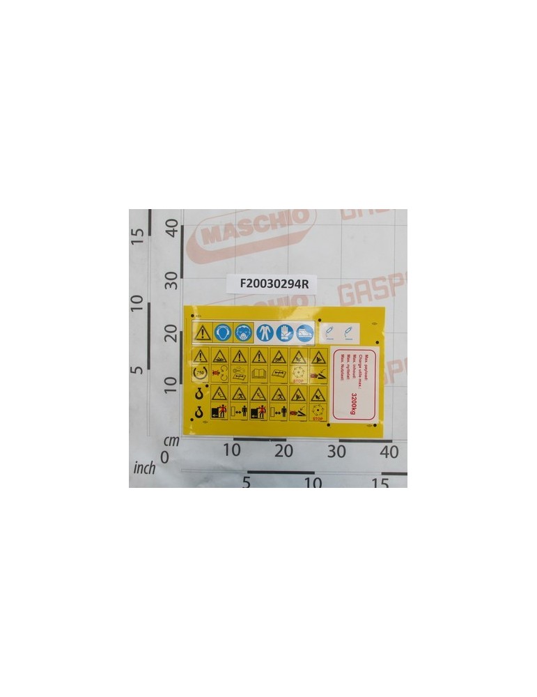 LABELS CE FOR SPREADER KIT