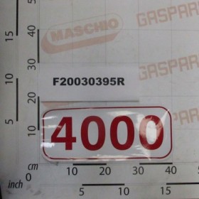 IDENTIFICAT.4000 H-105 ADHESIV