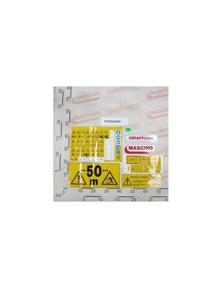 KIT LABEL GIRAFFONA