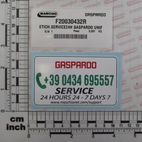 SERVICE24H GASPARDO STICKER