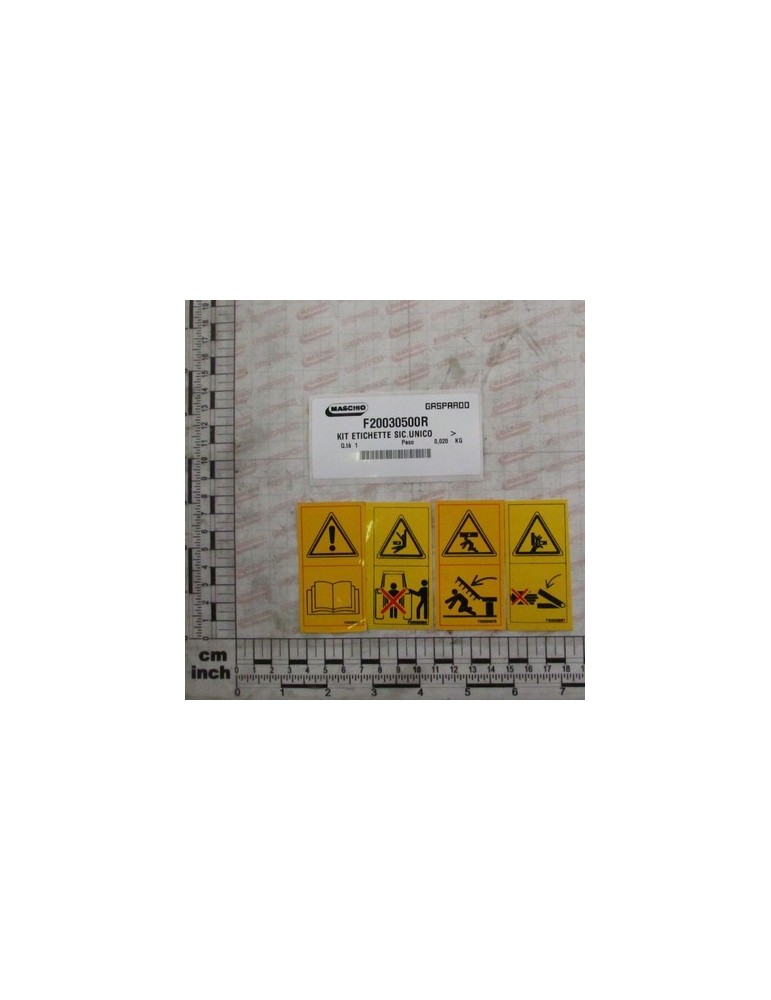 UNI SAFE DECALS KIT