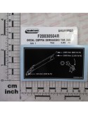 DECAL TIGHTENING TORQUE DRAWBA