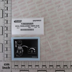 DECAL OIL PUMP REGOLATION