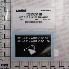 DECAL OIL TYPE