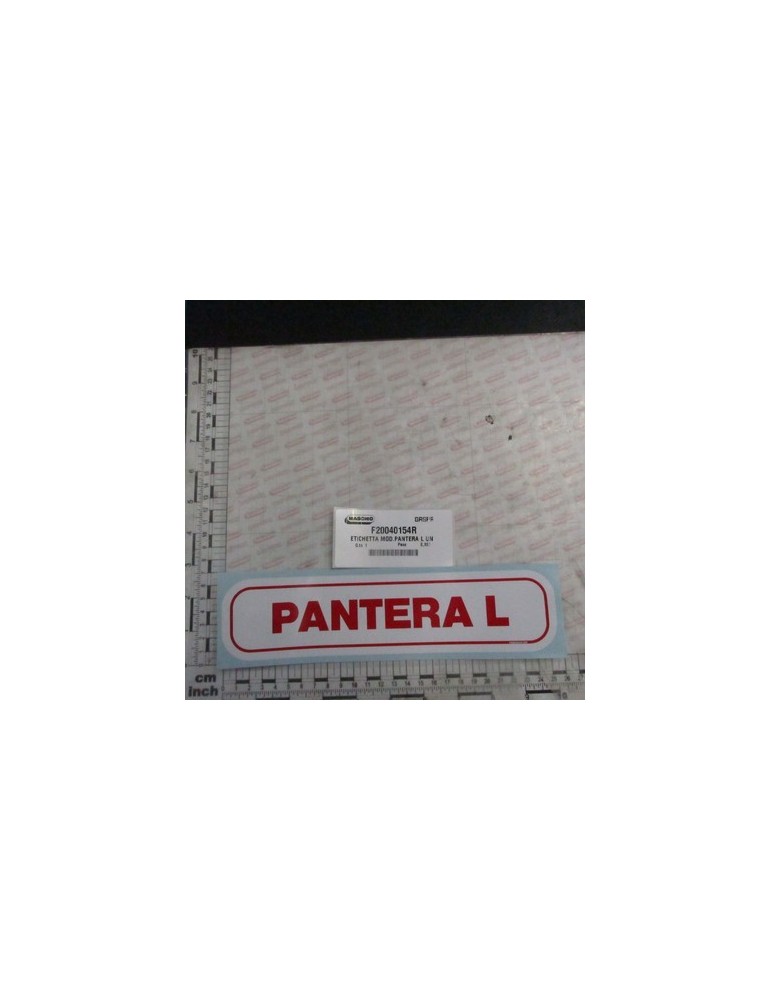 STICKER MOD PANTERA L UNIF