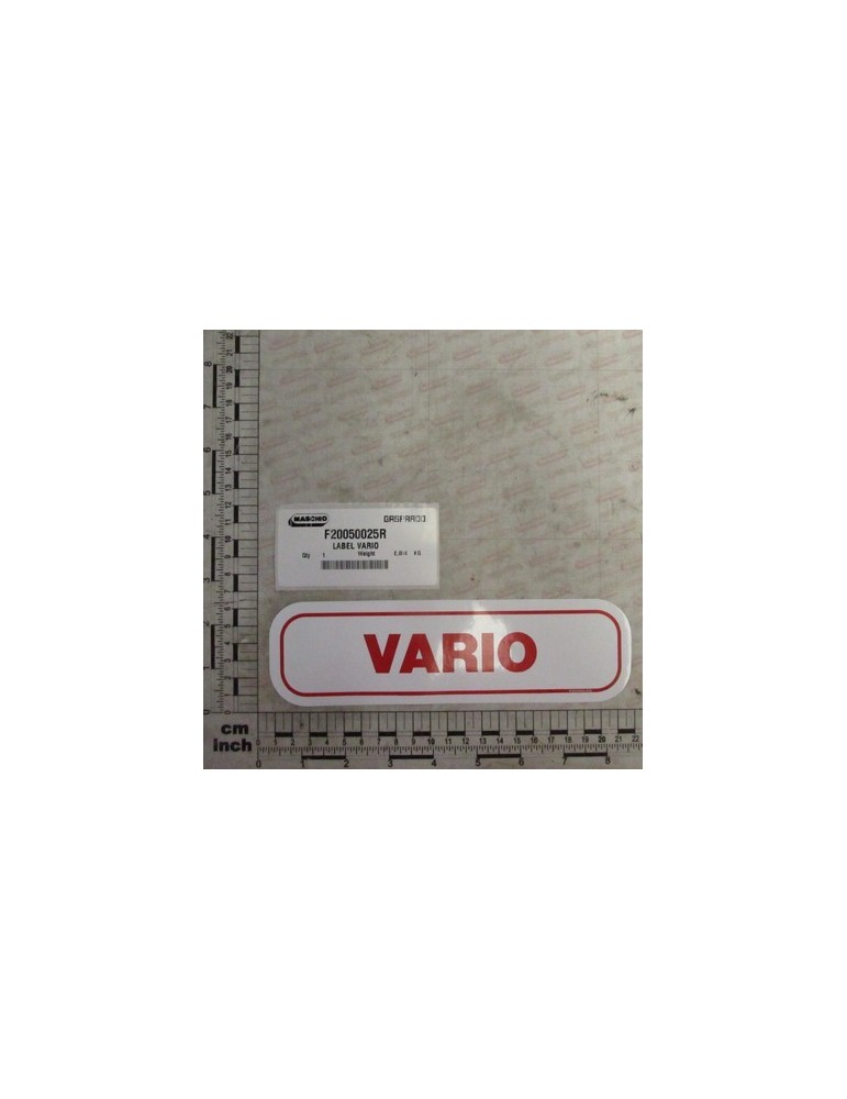LABEL VARIO
