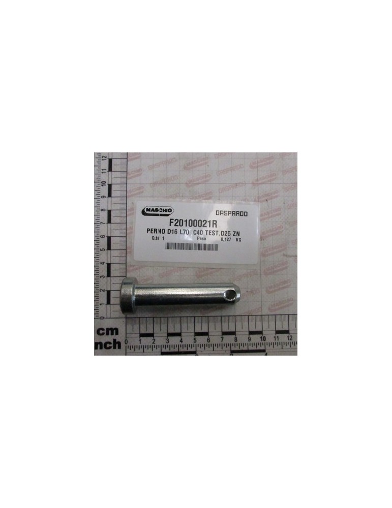PIN D16 L70  C40 TEST.D25 ZN