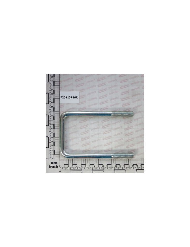 SQ.U BOLT M14X 2X 50 96X159