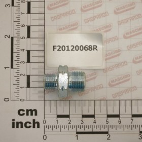 NIPPLE MM 3/8 1/4 CON STROZZ