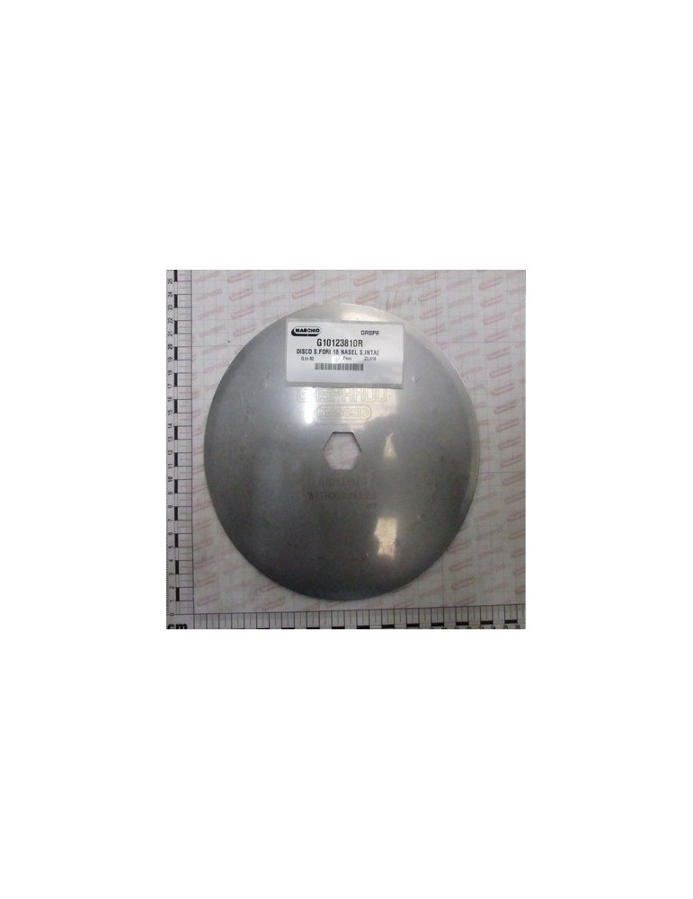 DISC NO HOLES 18AGIT NO INDENT