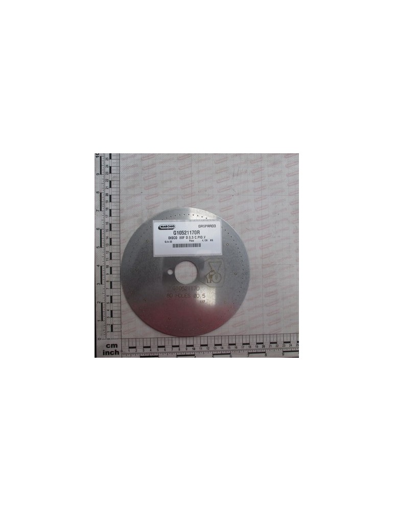 DISK 80 HOLES D.0-5 SV LM