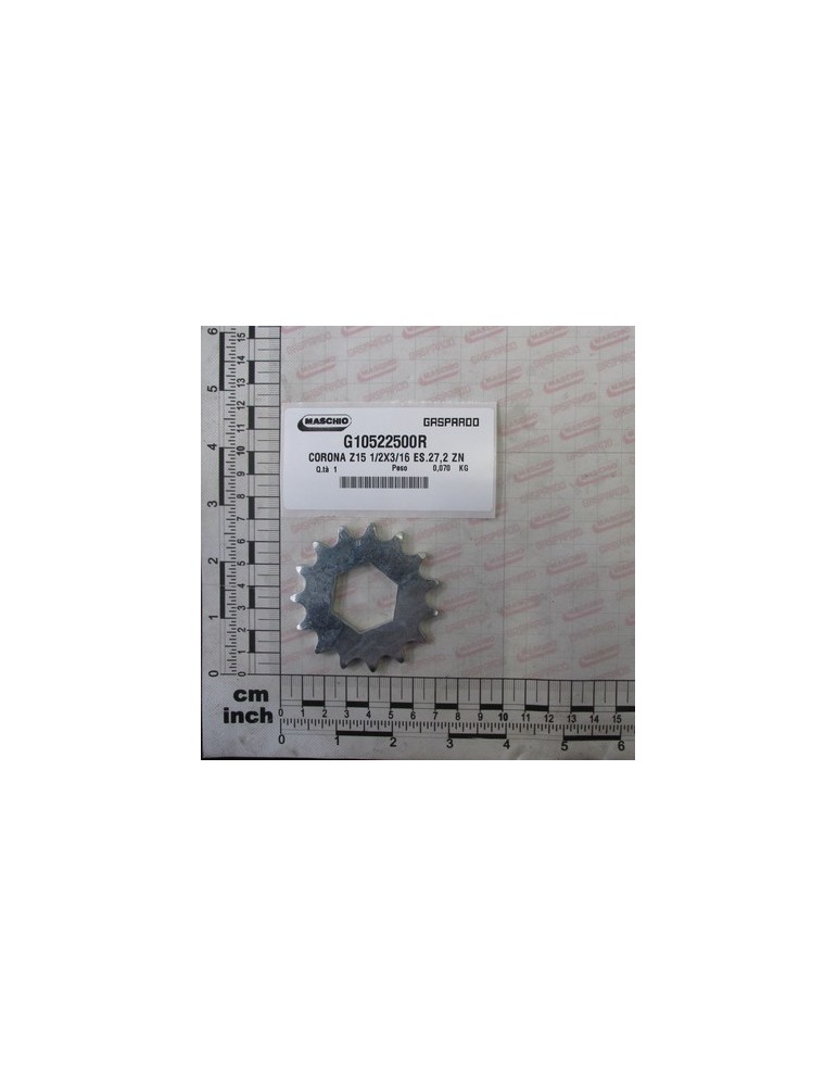 GEARB.RING Z15 1/2X3/16 ES27,2